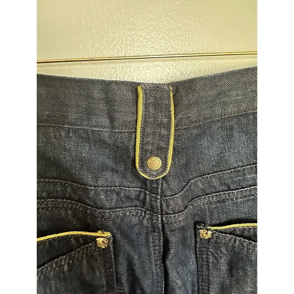 Coogi Authentic Denim Blu Jeans Mens Size 42 x 35 Embroidered Pocket